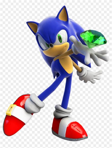 Sonic Chaos Emerald - Figurine, HD Png Download - 1244x1583(#1979129 ...