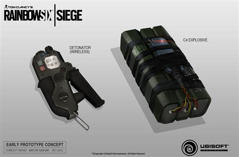 ArtStation - Rainbow 6 Siege Early concept devellopment C4 and ...