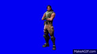 Fortnite Dance on Blue Screen on Make a GIF