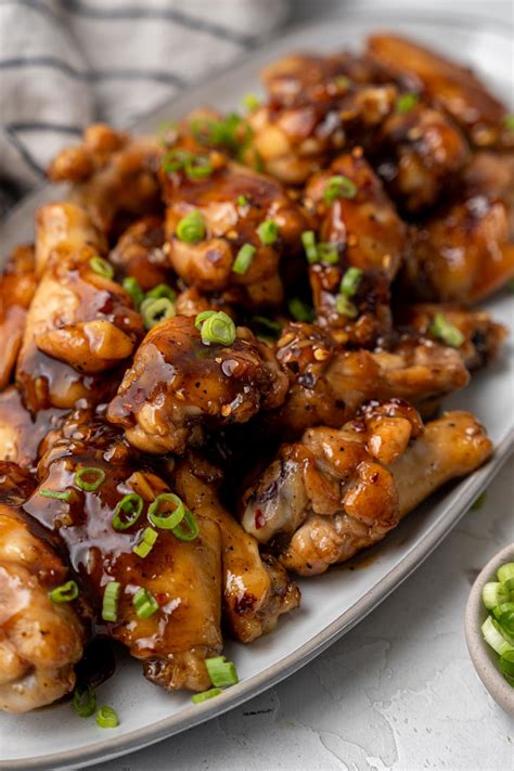 Honey Garlic Wings - Oh Snap Macros