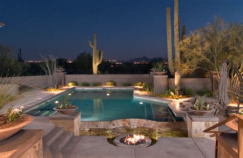 arizona backyard pool landscaping ideas - Shana Lavender