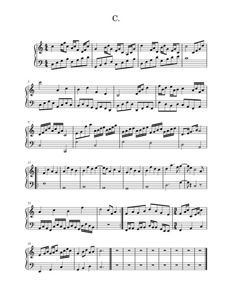 C. Sheet music for Piano (Solo) | Musescore.com