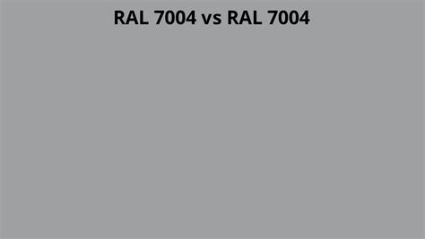 RAL 7004 vs 7004 | RAL colour chart UK