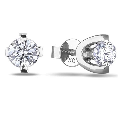 Diamond Stud Earrings - SGE301 - Anaya Fine Jewellery Collection