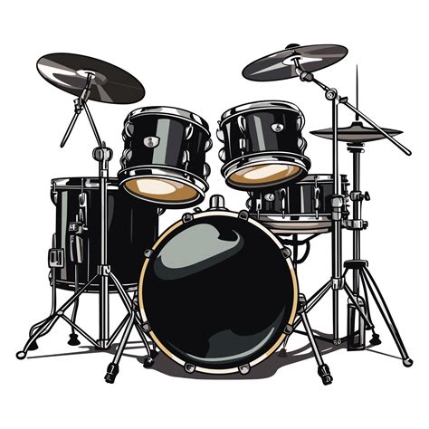 drum set kit musical instruments illustration 26721304 PNG