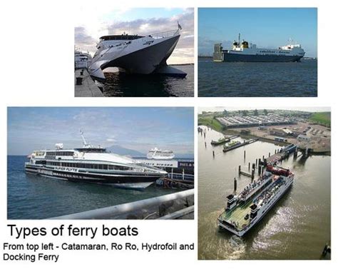 What types of ferry boats are there? - European Travel Blog