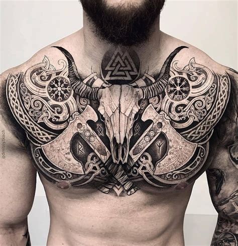 Pin by Sebastian Villa on Bocetos in 2021 | Viking tattoos for men ...