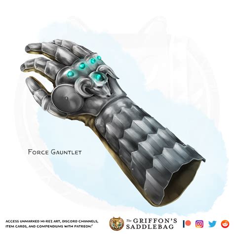 {The Griffon's Saddlebag} Force Gauntlet | Wondrous item ...