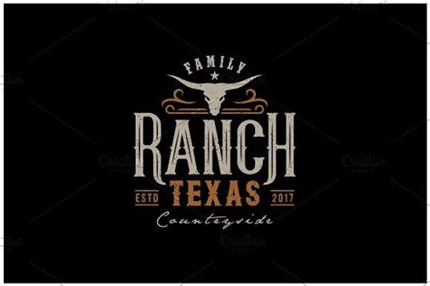 Ranch Longhorn Country Western Logo | Western logo, ? logo, Country western