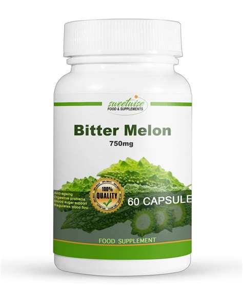 Bitter Melon Capsules 120 Capsules High Strength Organic - Bitter leaf ...