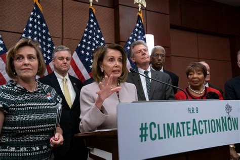 Speaker Nancy Pelosi and House Demcrats roll out climate change plan ...