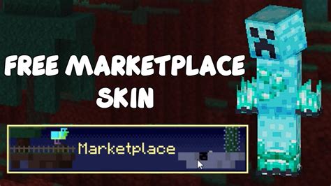 How To Get Free Blue Creeper Skin in Minecraft Marketplace - YouTube