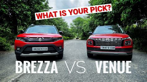 Maruti Brezza vs Hyundai Venue: What should be your pick - YouTube