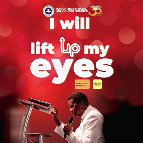 RCCG Holy Ghost Service March 2021 – Watch LIVE » FLATIMES