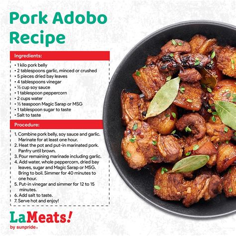 Sunpride Foods - Here's a Pork Adobo recipe you can easily...