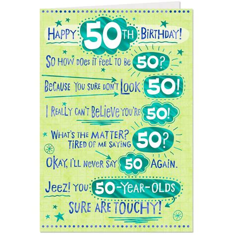 Printable 50th Birthday Cards - prntbl.concejomunicipaldechinu.gov.co