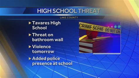 Tavares High School threat prompts added police presence