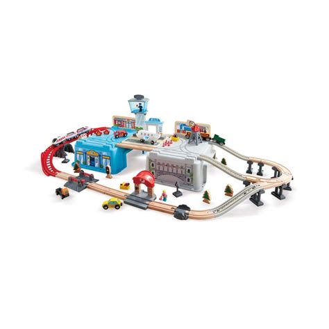 Hape Mega Metropolis Train Bucket Set | Hape Online | TheMarket New Zealand