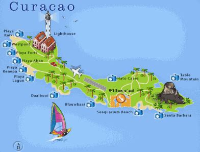 Curacao Best Beaches Map