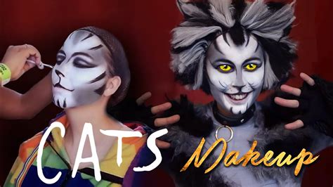 I'VE TURNED MY FRIEND INTO A JELLICLE CAT! * Munkustrap Makeup Tutorial ...