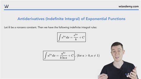 Antiderivatives of Exponential Functions - Wize University Calculus 1 ...