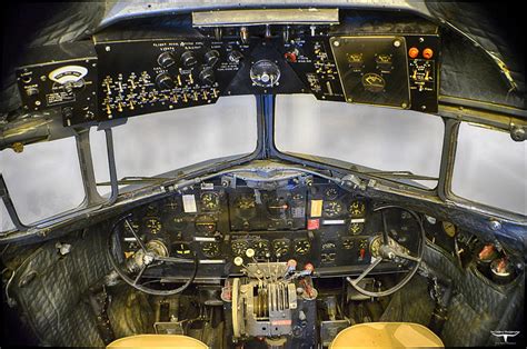 Douglas C-47 Skytrain Cockpit Photograph by Tommy Anderson