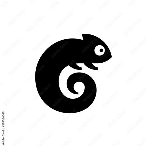 Chameleon Logo. Icon design. Template elements vector de Stock | Adobe ...