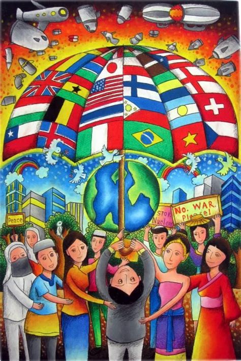 2012 Art for Peace Contest (1 February - 30 April 2012) | Peace drawing ...