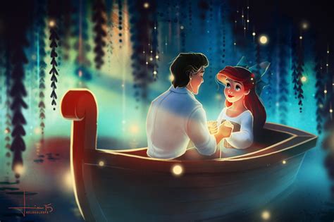 Ariel and Eric - Disney Princess Fan Art (38425205) - Fanpop