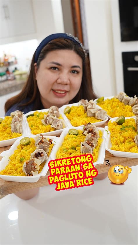 Siomai Java Rice Recipe for Business with Costing | Java Rice and ...