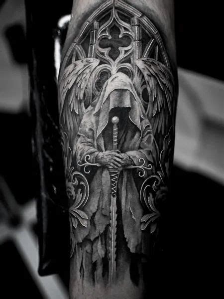 Discover 68+ angel of death tattoo - in.cdgdbentre