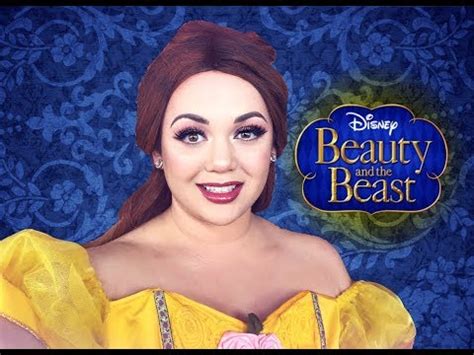 DISNEY'S PRINCESS BELLE MAKEUP TUTORIAL! - YouTube