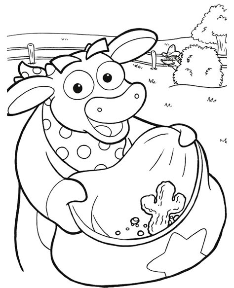 Bull benny coloring page Dora