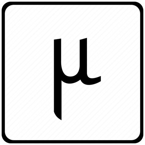 Alphabet, greek, letter, mu icon - Download on Iconfinder