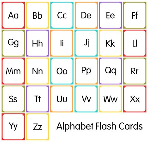 10 Best Printable Lower Case Alphabet Flash Cards