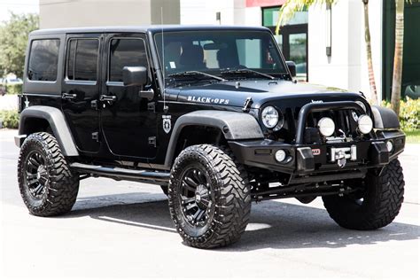 Used 2011 Jeep Wrangler Unlimited Rubicon Black Ops Edition For Sale ...