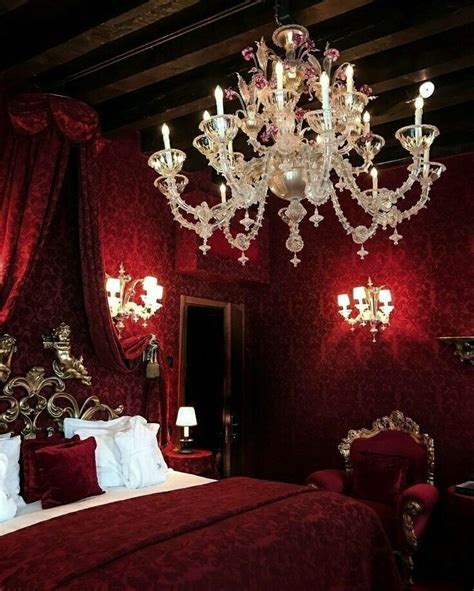 Vampira on Twitter | Luxurious bedrooms, Red bedroom decor, Gothic bedroom