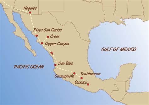 Copper Canyon | mexico-physical-map