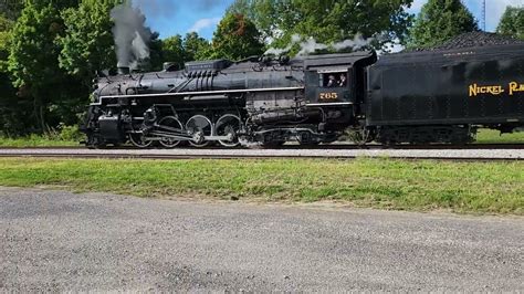 Nickel Plate 765 steam locomotive - YouTube