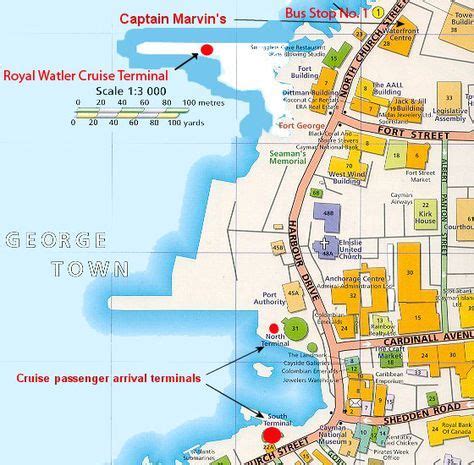 Cruise port map on Grand Cayman Island | Cruise travel, Grand cayman ...