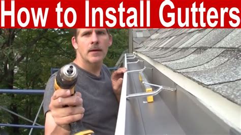 How to Install Gutters - YouTube