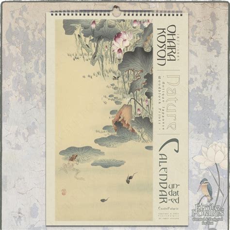 Japanese Art Perpetual Calendar for Birthday, Anniversary & Celebration ...