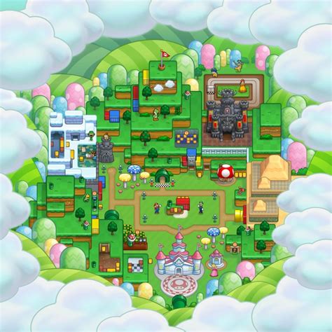 FIRST LOOK: Map of Super Nintendo World at Universal Studios Hollywood ...