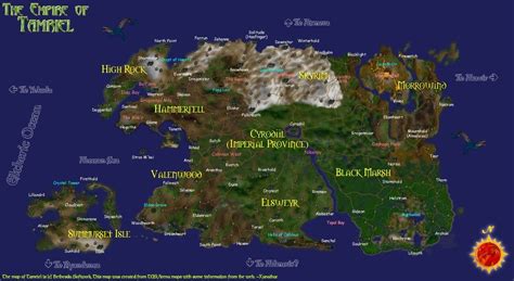 Elder Scrolls Online Map Size Comparison