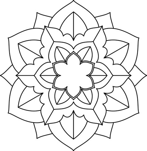 Get Mandalas Faciles Para Imprimir Background - Semana