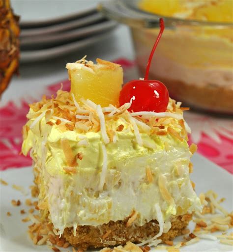 No Bake Pineapple Dream Dessert - My Incredible Recipes