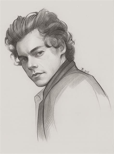 Pin by Biancateixeira on Kaja | Harry styles drawing, One direction ...