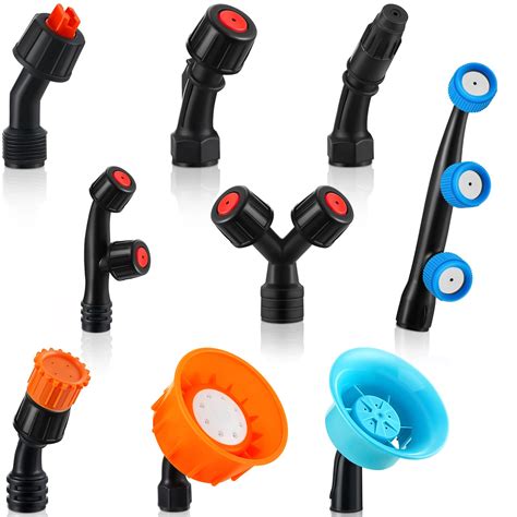 Buy 9 Pieces Spray Nozzle Tips Multifunctional Spray Combination ...