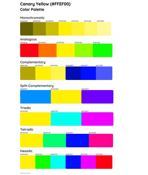 Pantone Canary Yellow Pantone Colour Palettes, Pantone, 49% OFF