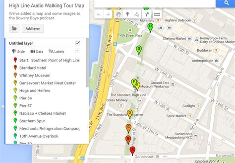 High Line Map and Self Guided Tour | Free Tours by Foot